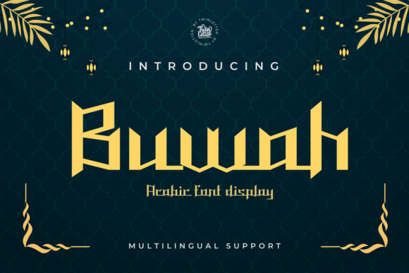 Buwah: The Arabic-Styled Display Font That Elevates Every Creative Project