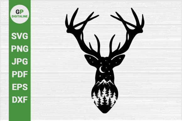 Deer Head, Horned Elk and Wilderness SVG Evaluation