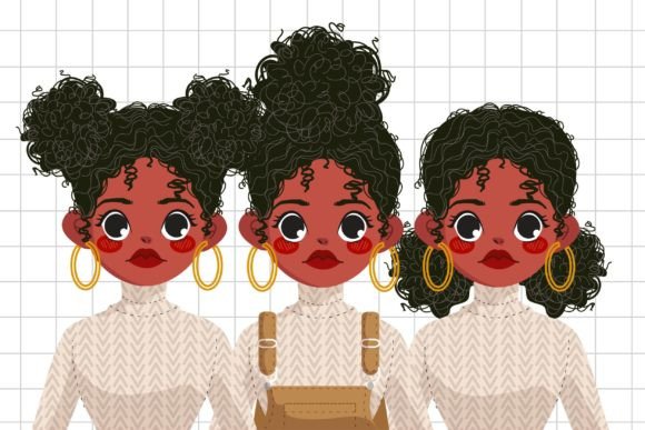 Exploring the Cute Black Girl Vector Collection for Creative Projects