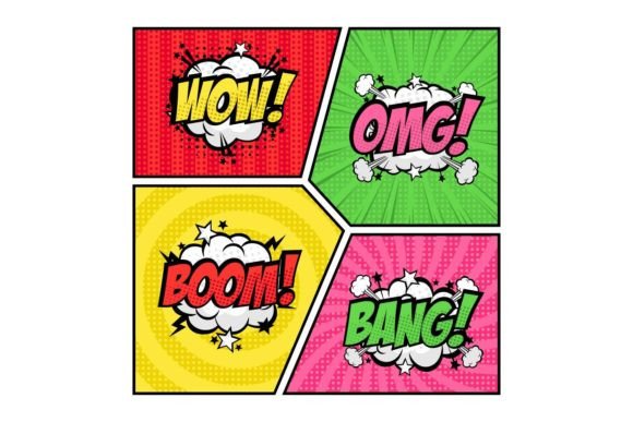 Integrating Baloon Text Speech Bubble Pop Art Style into Professional Design Workflows