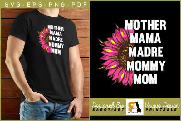Mother Mama Madre Mommy Mom Sublimation
