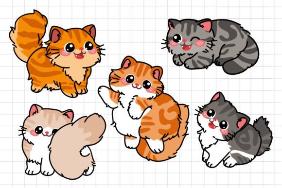 Revitalizing Creative Workflows with the Special Set of Cute Cat Illustration Pt3