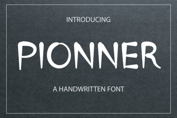 Unlocking Creative Potential with the Pionner Handwritten Font